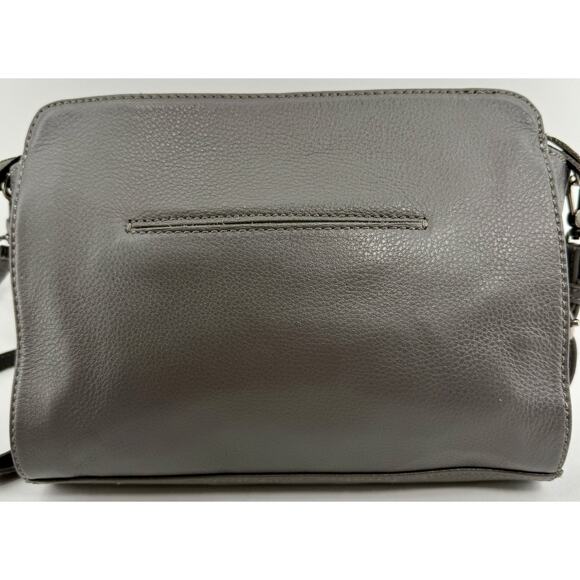 The Sak Crossbody Bag Pebble Gray Leather "Happy & Free" Soft EUC - Picture 6 of 15